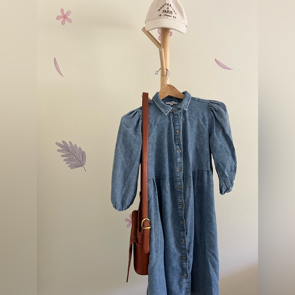 Polagram Blue Casual Dress for Effortless Style